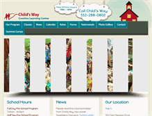 Tablet Screenshot of childsway.com